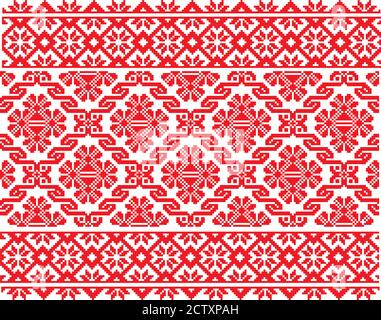 tribal pattern ( assamese pattern ) of northeast india which is used for textile design in assam gamosa , muga silk or ethnic pattern. Stock Vector