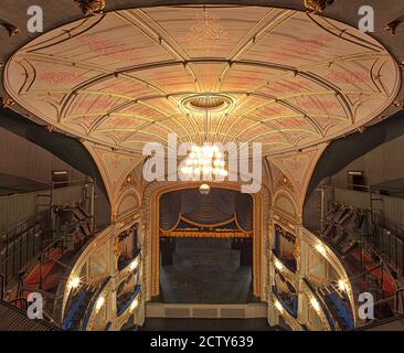 internal views of the Tyne Theatre and Opera House, Newcastle upon Tyne, England, United Kingdom Stock Photo