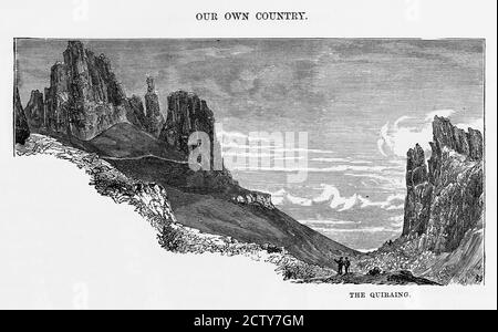 Very Rare, Beautifully Illustrated Antique Engraving of Victorian England Victorian, 1840. Stock Photo