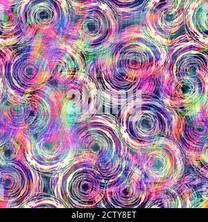 Blurry Rainbow Glitch Artistic Dot Texture Background. Irregular