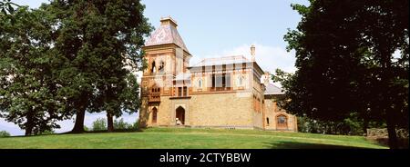 Olana mansion, Olana State Historic Site, Frederic E. Church House, Hudson River Valley, Hyde Park, New York State, USA Stock Photo