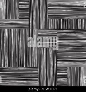 Seamless pattern with horizontal and vertical black segments Stock Vector