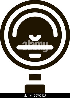 Power Counter Metallurgical Icon Vector Illustration Stock Vector Image ...