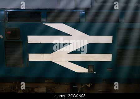 British Rail 'double arrow' logo Stock Photo