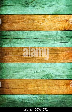 Painted wood textured planks background with delicate vignetting Stock Photo