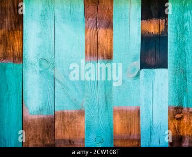 Painted wood textured planks background with delicate vignetting Stock Photo