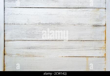Black and white texture of blank wooden planks. Closeup Stock Photo