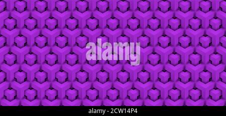 Abstract polygonal hexagonal seamless pattern background Stock Photo