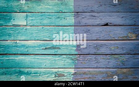 Wooden old grunge painted plank texture as background Stock Photo