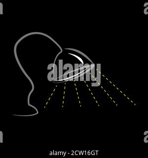 Study lamp vector illustration for logo, template or website designing. Stock Vector