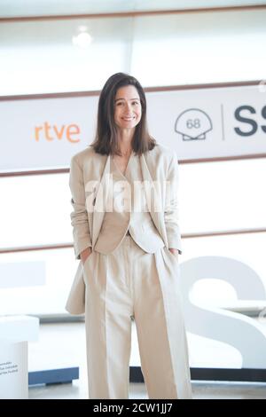 September 26, 2020, Madrid, Spain: KATHERINE WATERSTON attends 'The World To Come' Photocall during 68th San Sebastian International Film Festival at Kursaal Palace. (Credit Image: © Jack Abuin/ZUMA Wire) Stock Photo