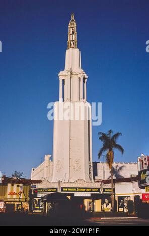 Fox Theater, Bakersfield, California, USA, John Margolies Roadside America Photograph Archive, 1978 Stock Photo