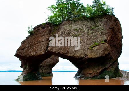 Hopewell Rocks - New Brunswick - Canada Stock Photo