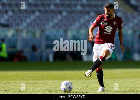 Tomas Rincon (Torino FC) during Torino vs Atalanta, italian soccer Serie A match, Turin, Italy, 26 Sep 2020 Stock Photo