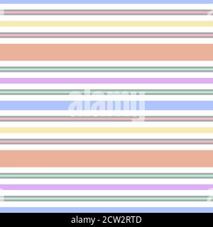 Rainbow striped seamless pattern background suitable for fashion textiles, Stock Vector