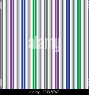Rainbow striped seamless pattern background suitable for fashion textiles, Stock Vector