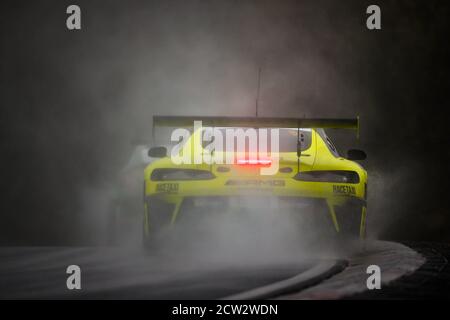 09 Shoffner John (usa), Hill Janine (usa), GetSpeed Performance, Mercedes-AMG GT3, action during the 2020 24 Hours of Nurburgring, on the N.rburgring Stock Photo