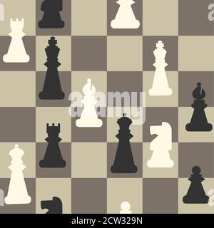 Neon chessboard and chess pieces line figures red color vector illustration  image flat style 14966956 Vector Art at Vecteezy