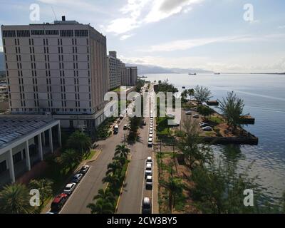 Kingston Harbour, Jamaica Stock Photo