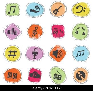 Sharp note symbol. Music sound notation icon Stock Vector Image & Art ...
