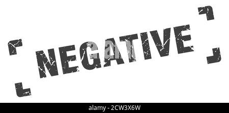 Negative stamp stock vector. Illustration of square - 124943671