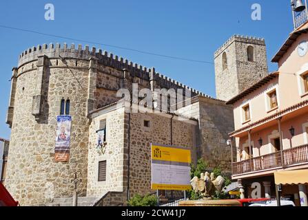 Iglesia de Nuestra Señora de la Torre en Jarandilla de la Vera. Cáceres. Extremadura. España Stock Photo