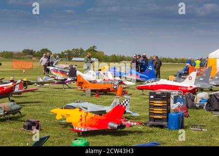 Radio controlled model aircraft Stock Photo