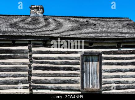 Alfred's Cabin, The Hermitage, Nashville, Tennessee, USA. Stock Photo