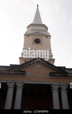 St. Olav's Church is located in Serampore, West Bengal. Stock Photo