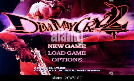 Devil May Cry 3 - Sony Playstation 2 PS2 - Editorial use only