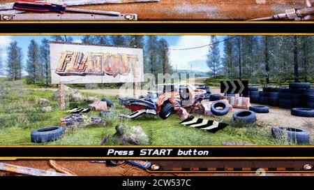 Flatout - Sony Playstation 2 PS2 - Editorial use only Stock Photo