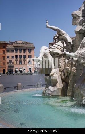 Travels in the times of Covid19. Spring in Rome. Stock Photo