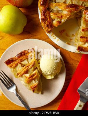 Homemade apple pie Stock Photo