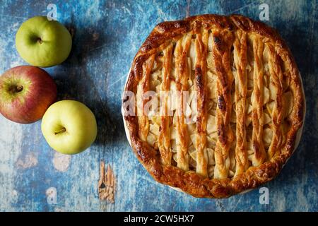 Homemade apple pie Stock Photo