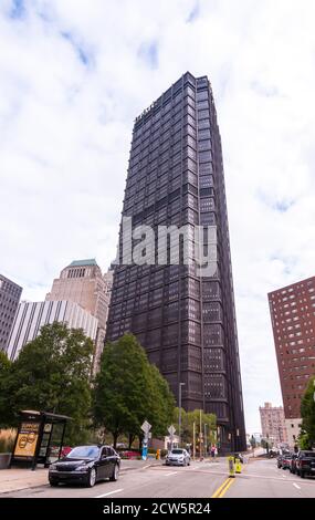 The US Steel Tower UPMC World Headquarters building in downtown Pittsburgh, Pennsylvania, USA Stock Photo