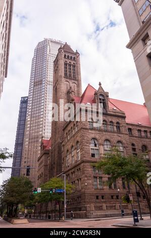 Buildings in downtown Pittsburgh, Pennsylvania, USA Stock Photo