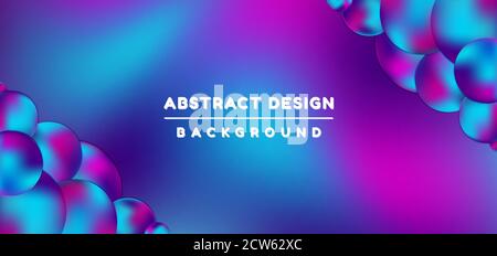Circle sphere rainbow design colorful abstract background overlap layer. vector illustration. Stock Vector