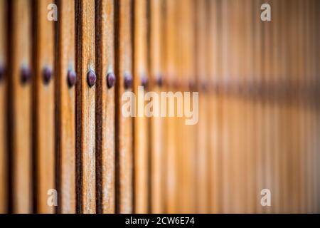 The amazing precision of the koshi lattice work shows dedicated craftsmanship Stock Photo