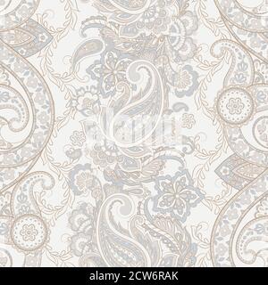 Paisley seamless pattern. Ethnic vector background Stock Vector