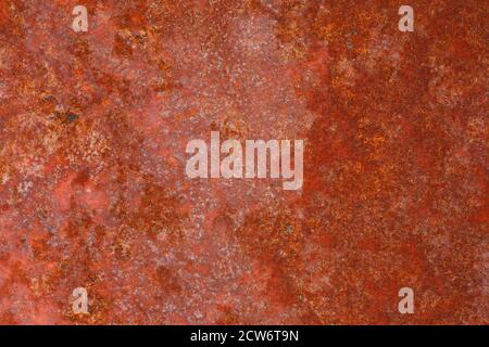 Rusty metal sheet texture. Close-up. Rusty background. Stock Photo