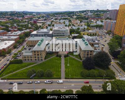 Wentworth Institute of Technology WIT Beatty Hall aerial view in Fenway ...