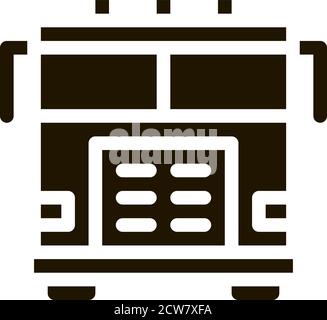 Fire Department Truck Icon Illustration Stock Vector