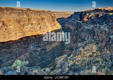 Bruneau River Canyon in High Desert region, Idaho, USA Stock Photo