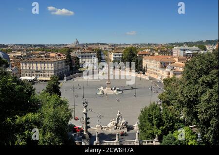 Piazza del Popolo, Rome, Italy Stock Photo