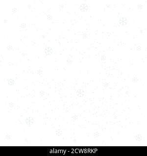 Winter Snowy Background filed with snow and snowflakes. Winter, Merry Christmas collection. Falling Snow. Blue Background. Eps 10 Stock Vector