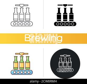 Bottling icon Stock Vector