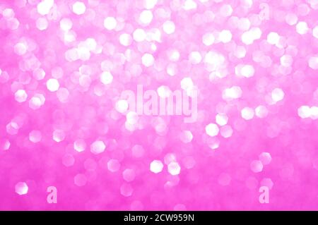Colorful abstract blurred pink background, fuchsia glitter texture christmas Stock Photo