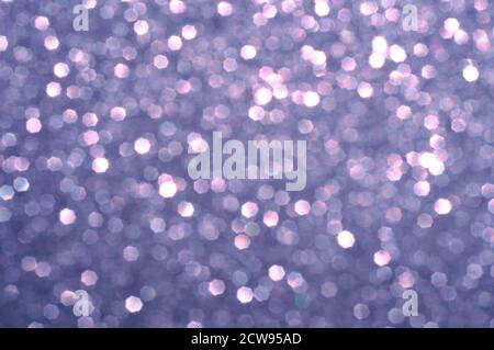 Colorful abstract blurred purple background, grey glitter texture christmas Stock Photo