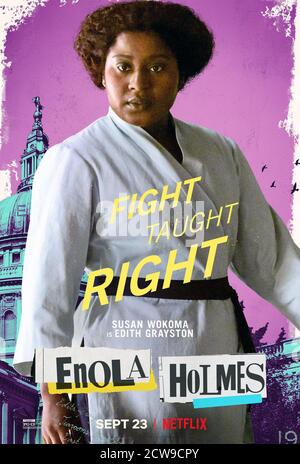 ENOLA HOLMES 2, US character poster, from left: Abbie Hern