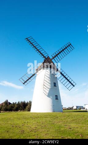 Little Marton Mill Blackpool Lancashire England UK is a grade 2 listed tower mill built in 1838 and was a grist mill that stopped working in Sept 1928 Stock Photo